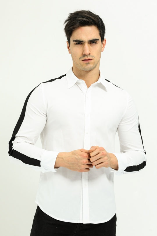 Black & White Styled Shirt